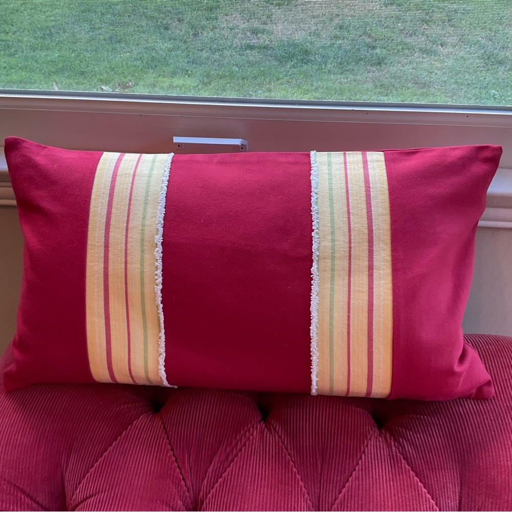 Custom Made Pillow  23”X 13”